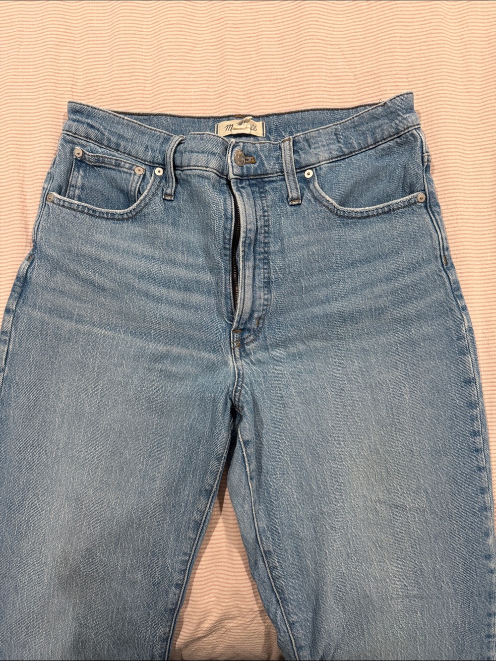 Light Wash Madewell Vintage Straight Jeans